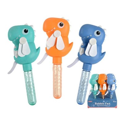 ΑΝΕΜΙΣΤΗΡΑΚΙ & ΣΑΠΟΥΝΟΦΟΥΣΚΕΣ ΔΕΙΝΟΣΑΥΡΟΣ 12ΤΜΧ ΣΕ 3 ΧΡΩΜΑΤΑ 21CM 1410-27